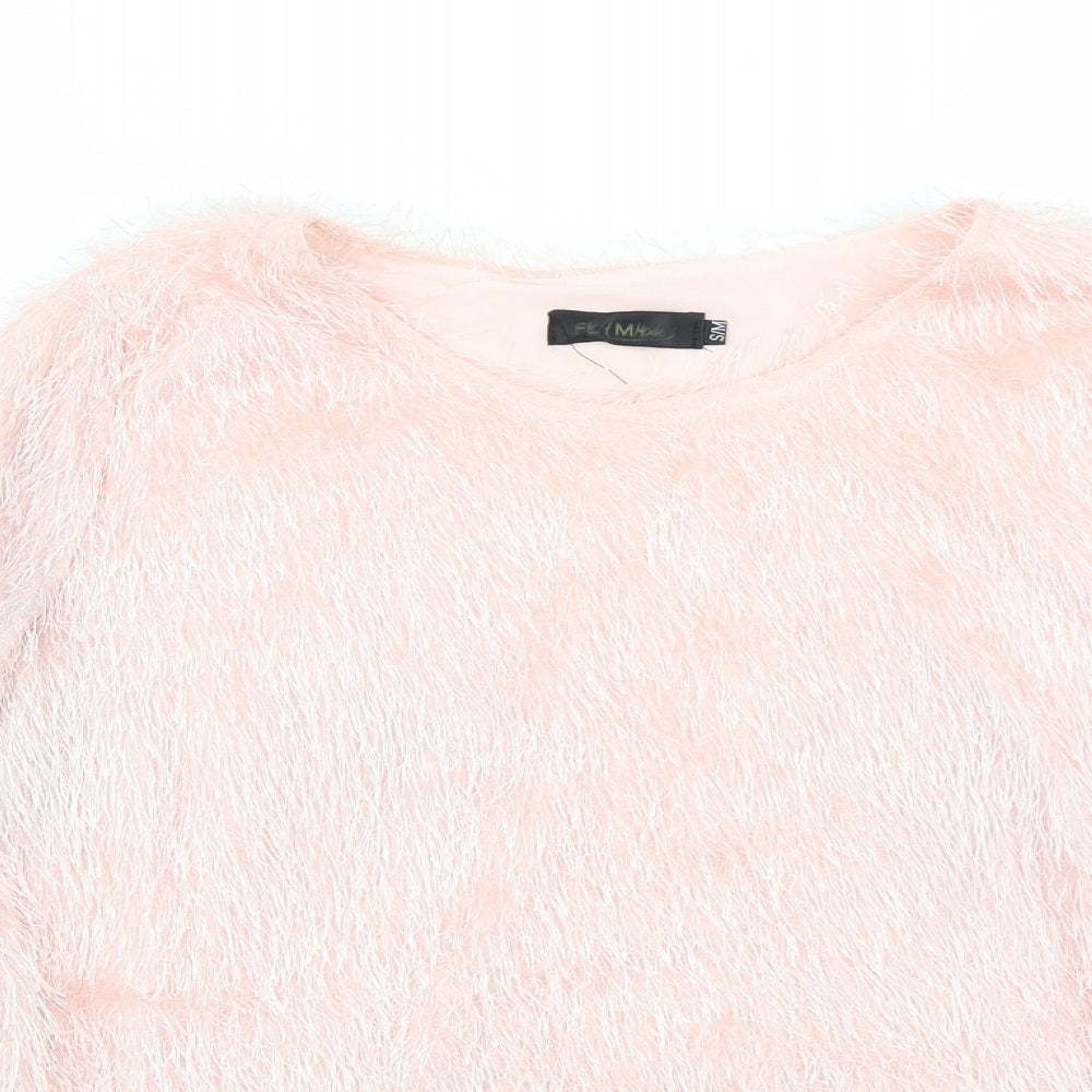 Floamode Womens Pink   Pullover Jumper Size M
