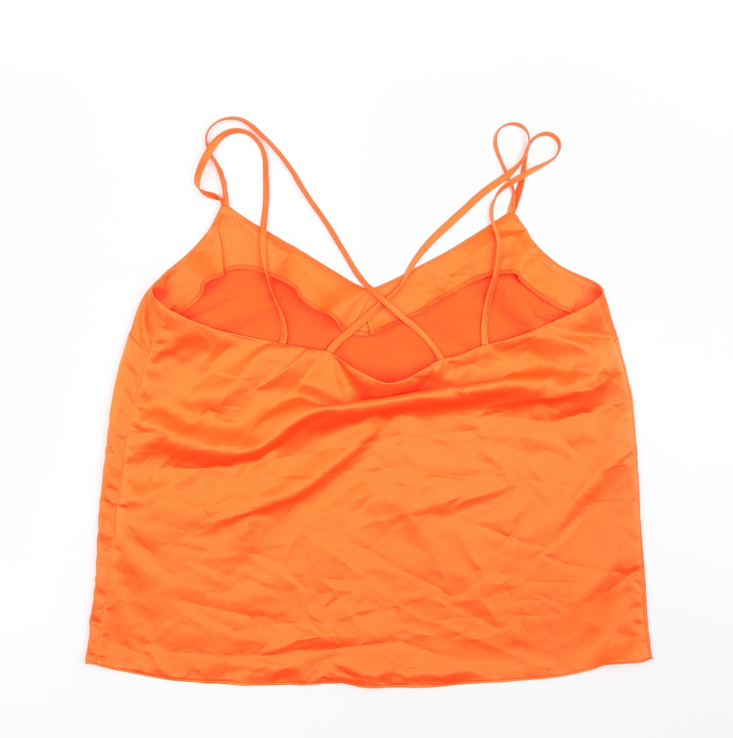 Lipsy Womens Orange   Basic Tank Size 16