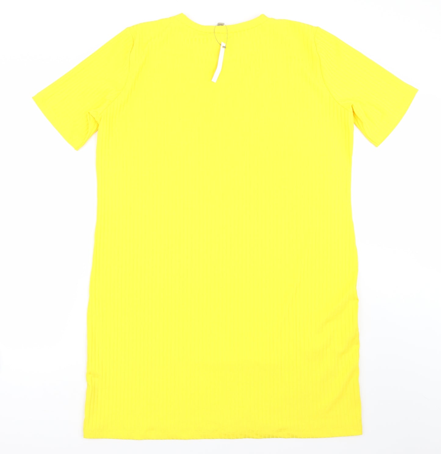 ASOS Womens Yellow   Basic T-Shirt Size 16