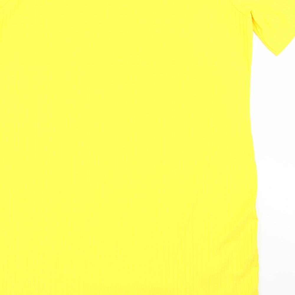 ASOS Womens Yellow   Basic T-Shirt Size 16