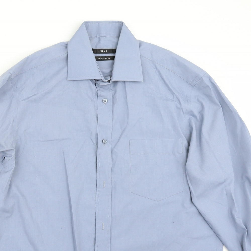 NEXT Mens Blue    Button-Up Size 16