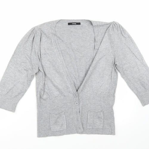 George Womens Grey   Cardigan Jumper Size M