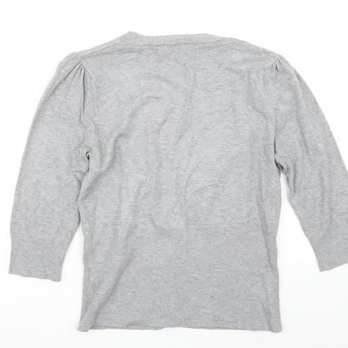 George Womens Grey   Cardigan Jumper Size M