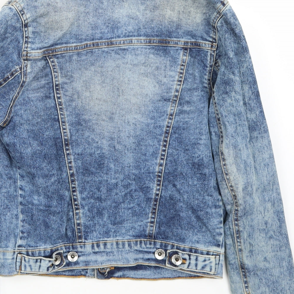 fls girl Womens Blue   Jacket Coat Size 36
