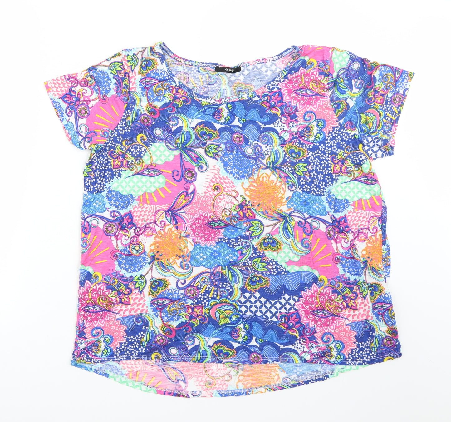 George Womens Blue   Basic T-Shirt Size 20