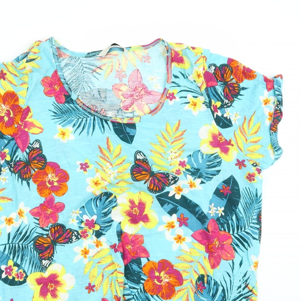 George Womens Blue   Basic T-Shirt Size 18