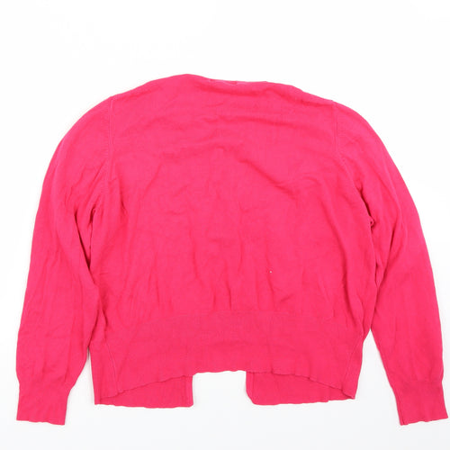 Marks and Spencer Womens Purple   Cardigan Jumper Size 24