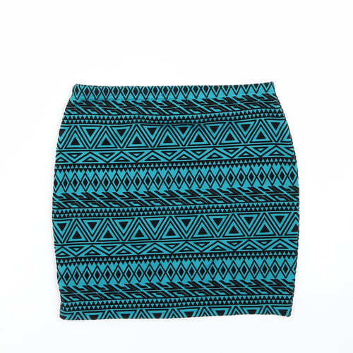 Lipsy Womens Blue   A-Line Skirt Size 8