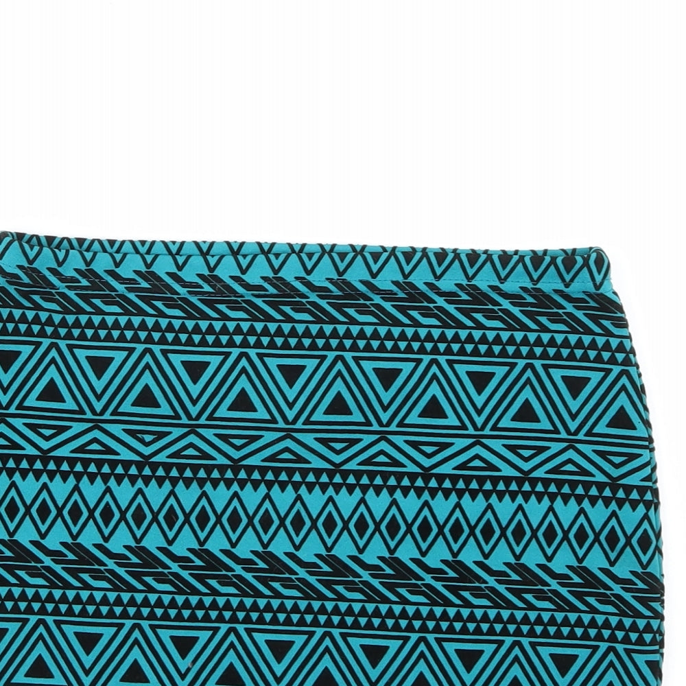Lipsy Womens Blue   A-Line Skirt Size 8