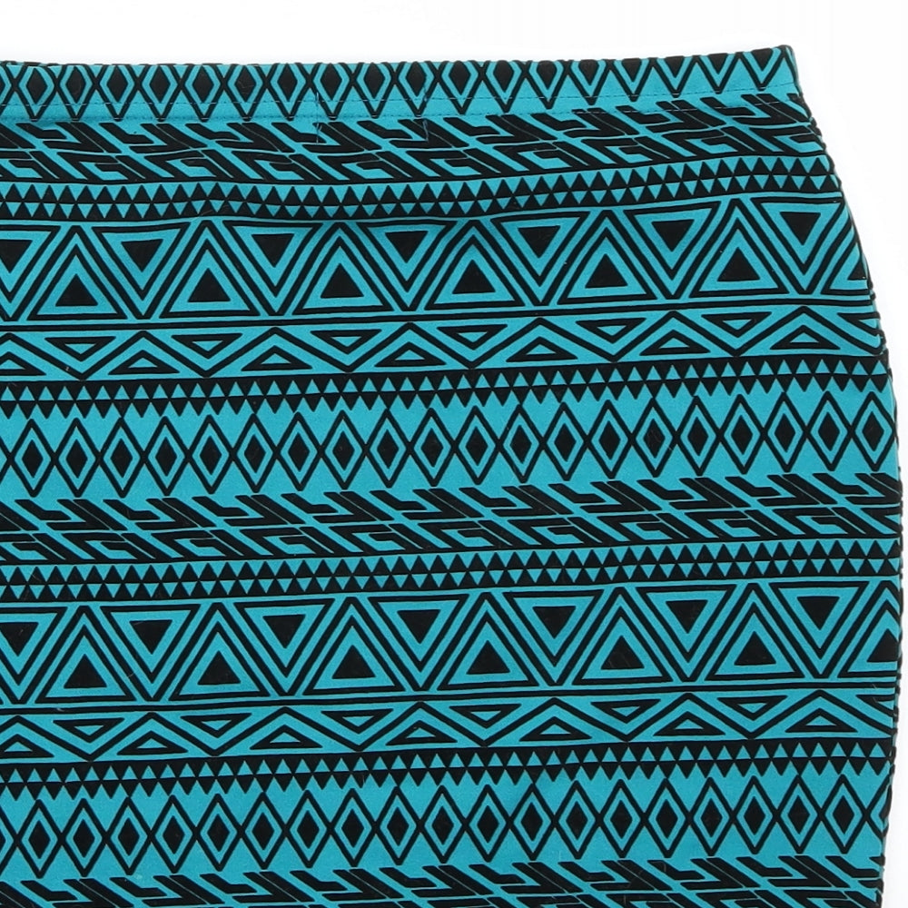 Lipsy Womens Blue   A-Line Skirt Size 8