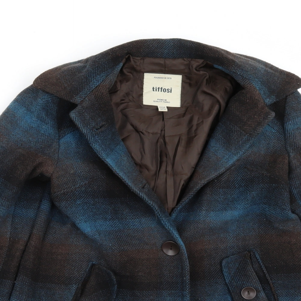 Tiffosi Girls Blue   Jacket Coat Size 14 Years
