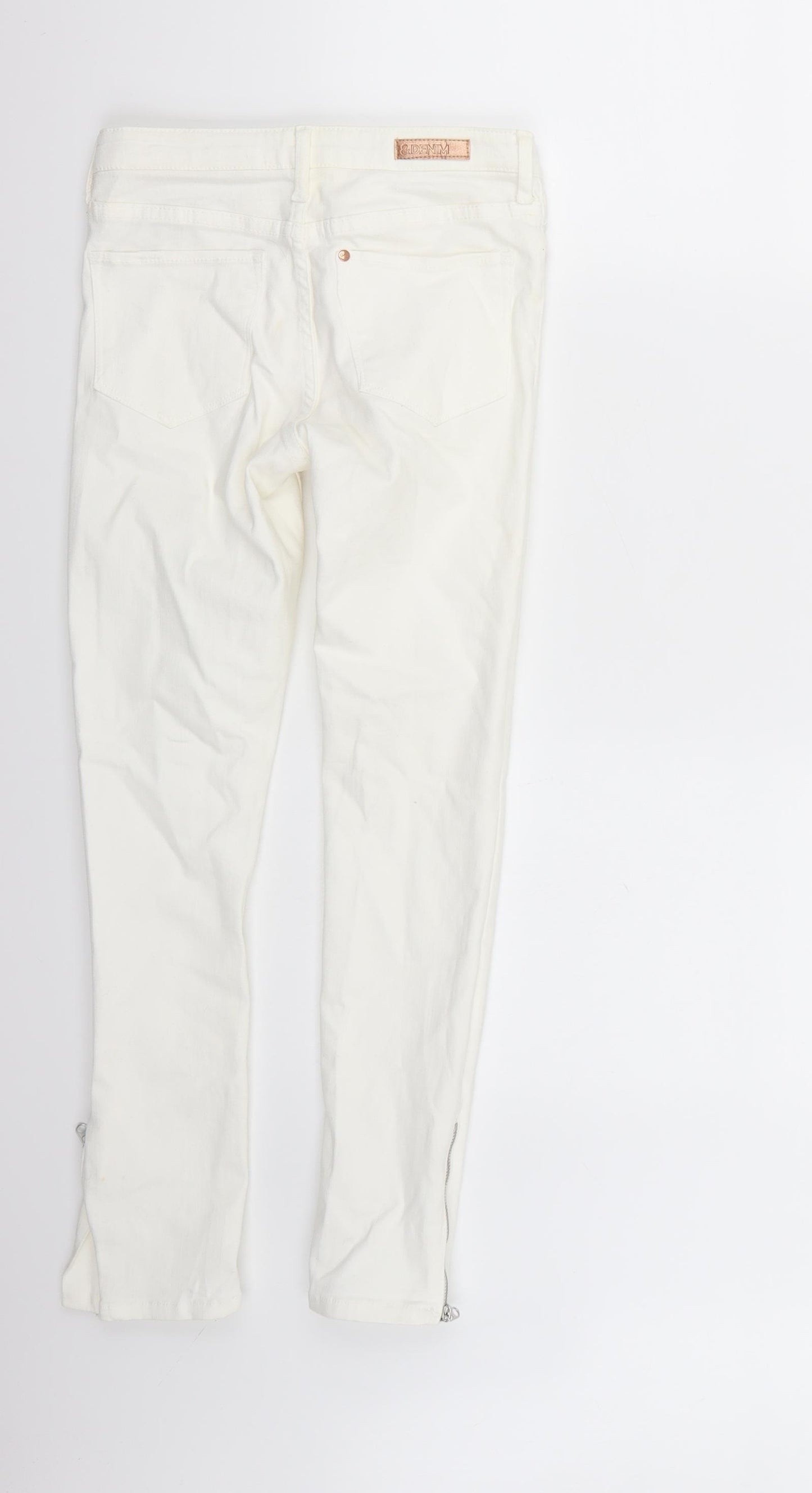 &denim Girls White   Skinny Jeans Size 10-11 Years