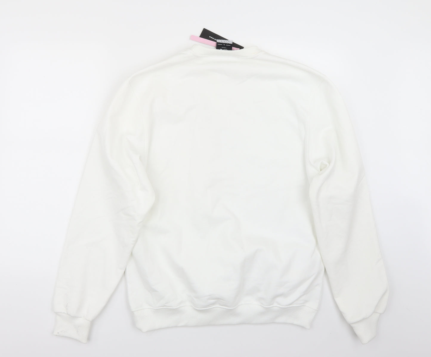 MINGA Womens White   Pullover Jumper Size L