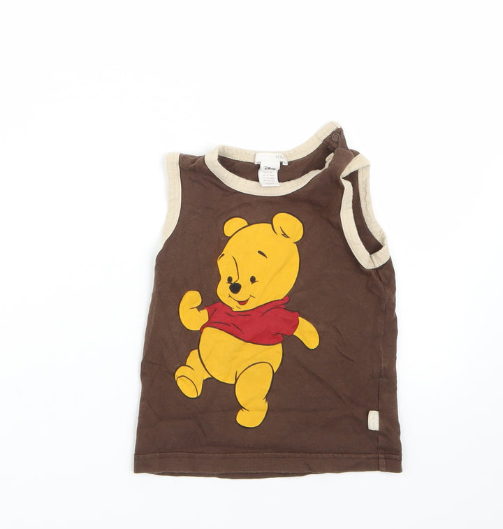 H&M Baby Brown   Basic Tank Size 12-18 Months