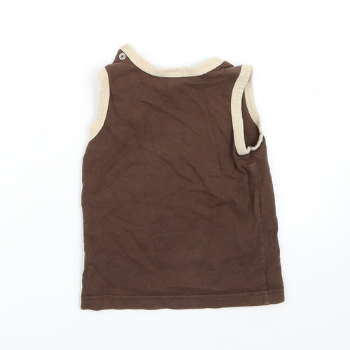 H&M Baby Brown   Basic Tank Size 12-18 Months