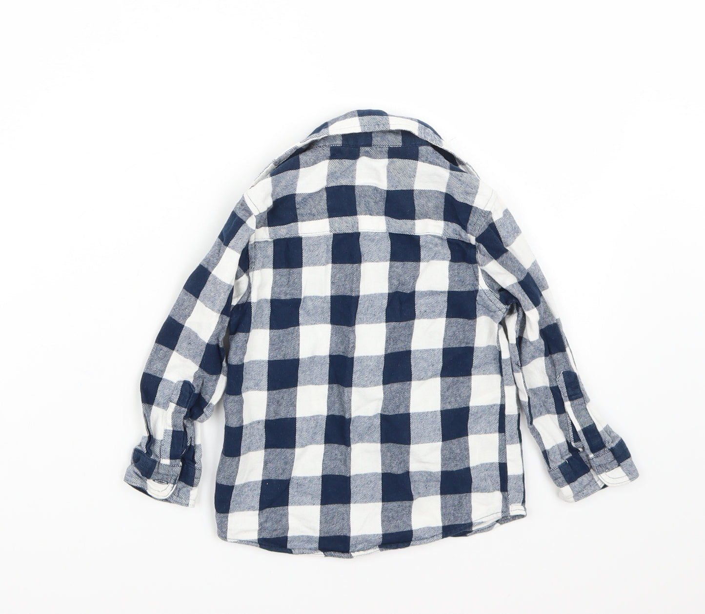 rebel  Baby Blue Check  Basic Button-Up Size 18-24 Months