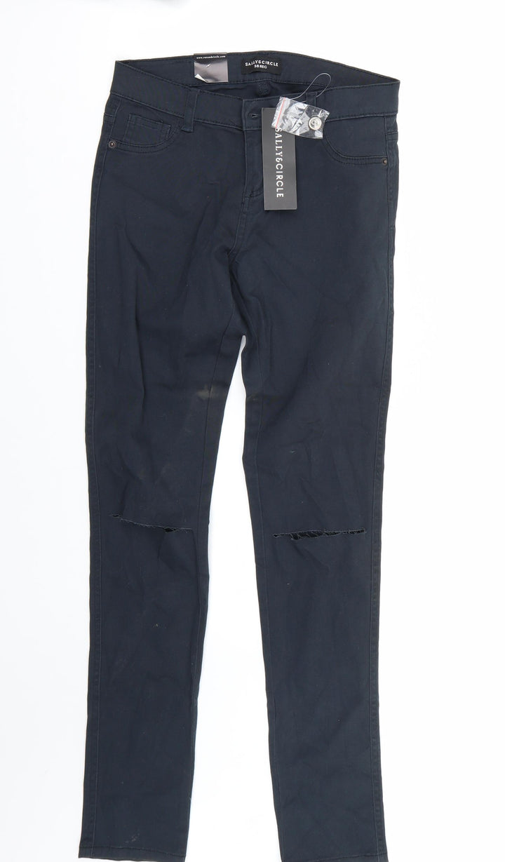 Sally & Circle Womens Blue Straight Jeans Size 38 L30 in