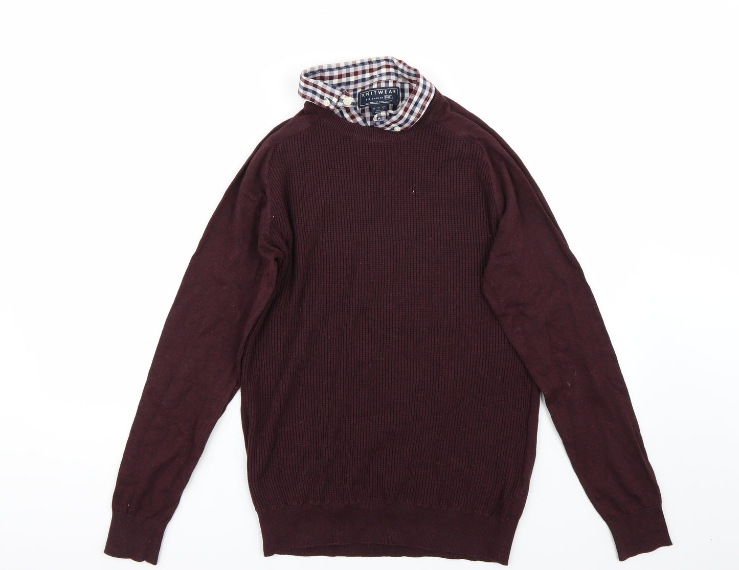 F&F Mens Purple   Pullover Jumper Size S