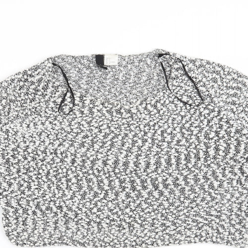 H&M Womens Grey   Pullover Jumper Size L