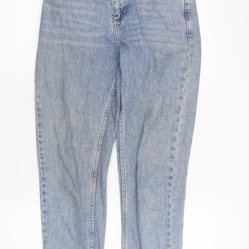 Topshop Womens Black   Straight Jeans Size 26 in L30 in