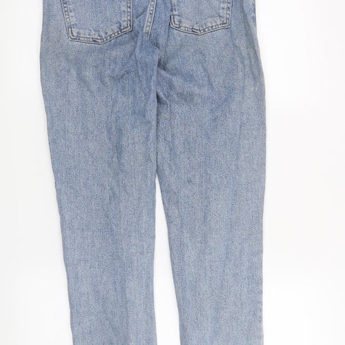 Topshop Womens Black   Straight Jeans Size 26 in L30 in