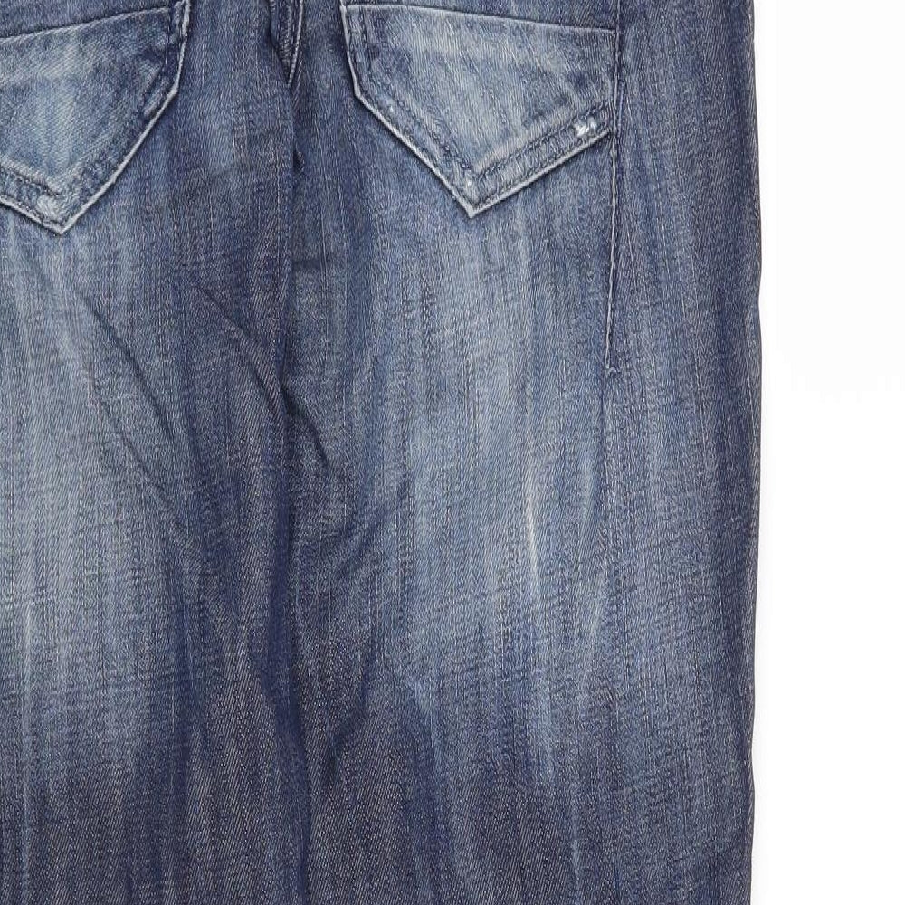 River Island Womens Blue   Straight Jeans Size 8 L29 in