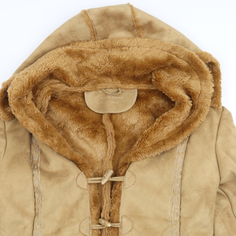 Julia S Roma Womens Beige   Jacket  Size 18