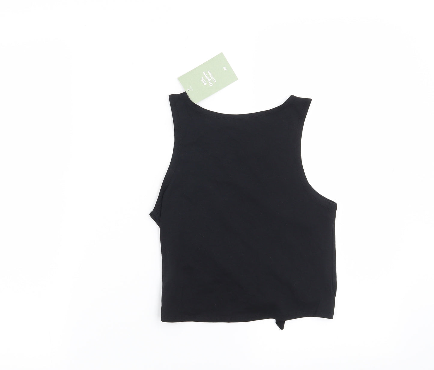 H&M Girls Black   Basic T-Shirt Size 9-10 Years