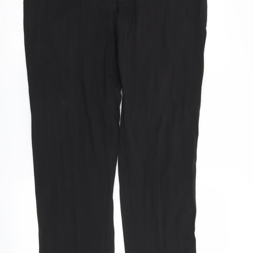 Preworn Womens Black   Trousers  Size 34 in L32 in