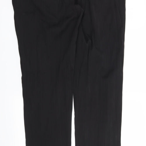 Preworn Womens Black   Trousers  Size 34 in L32 in