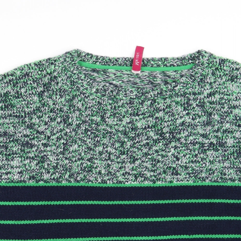 Marisota  Womens Blue Striped  Pullover Jumper Size 24