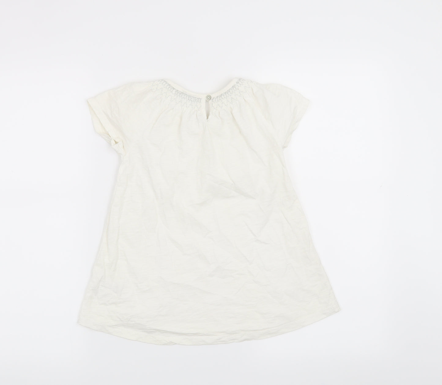 NEXT Girls White   Basic T-Shirt Size 4-5 Years