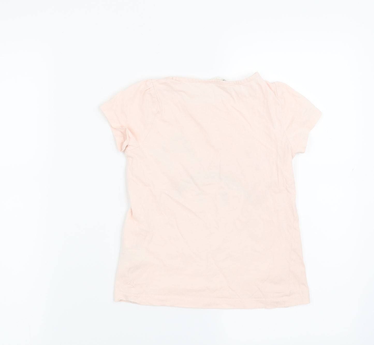 H&M Girls Pink   Basic T-Shirt Size 7-8 Years  - Happy Everyday