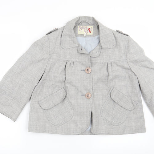 Preworn Womens Grey   Jacket Blazer Size 12