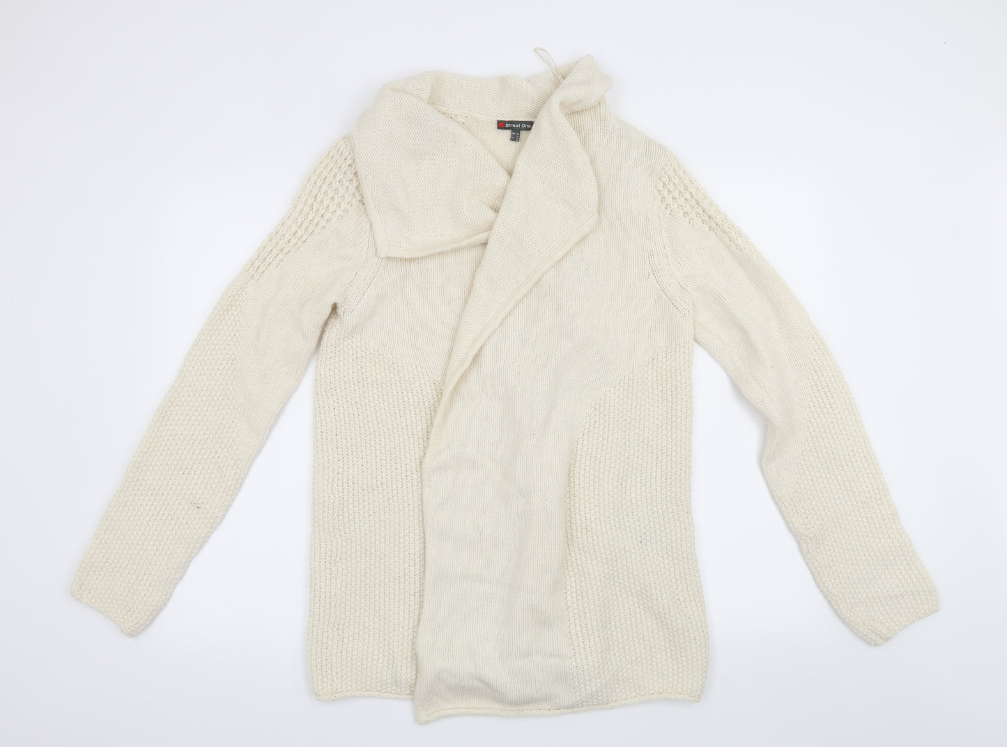 Street One Womens Beige   Cardigan Jumper Size 14