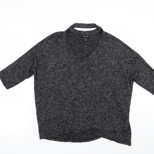 New Look Womens Grey   Pullover Jumper Size M