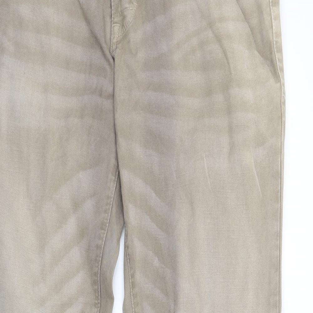 NEXT Mens Beige   Straight Jeans Size 36 in L31 in
