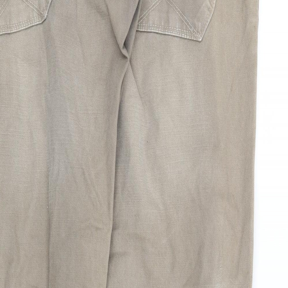 NEXT Mens Beige   Straight Jeans Size 36 in L31 in