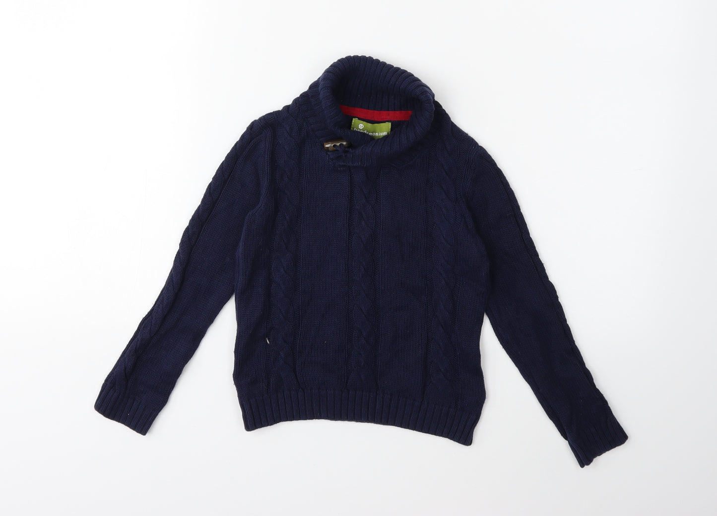 Pandemonium Boys Blue  Knit Pullover Jumper Size 3 Years