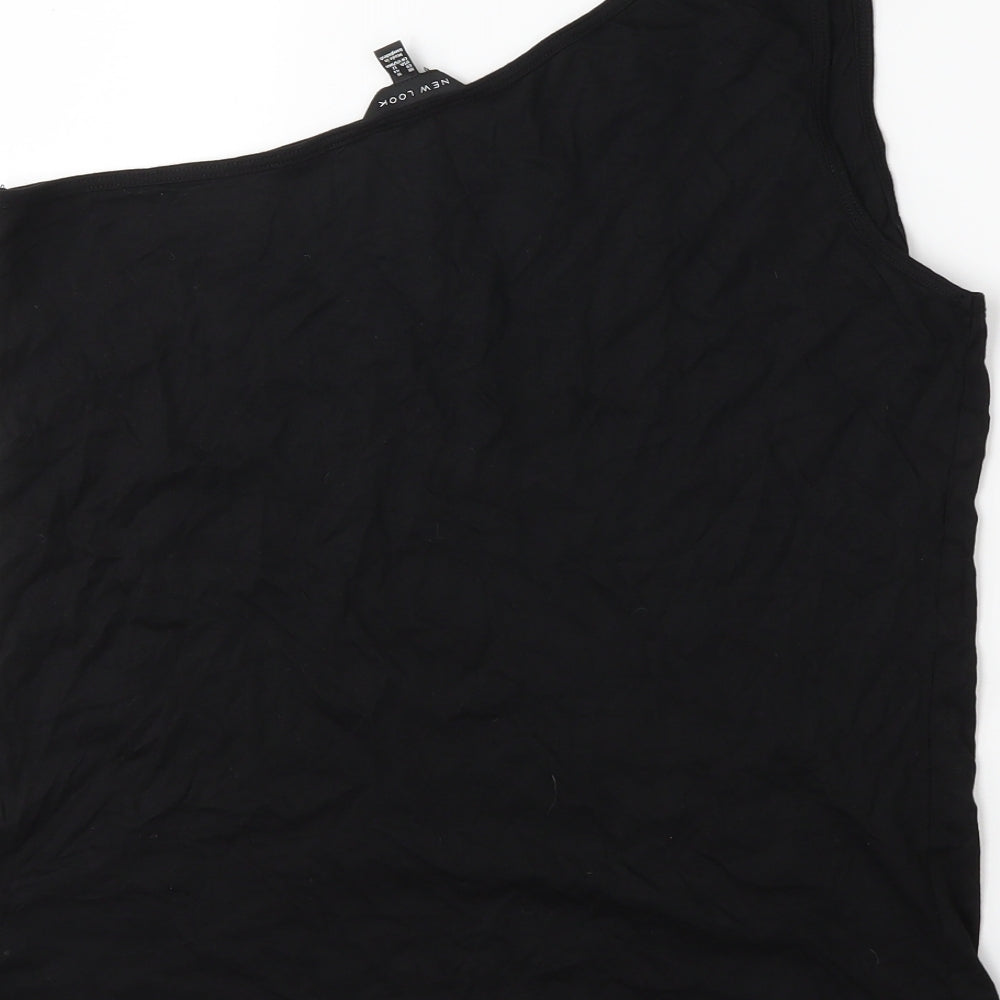 New Look Womens Black   Basic Tank Size 16