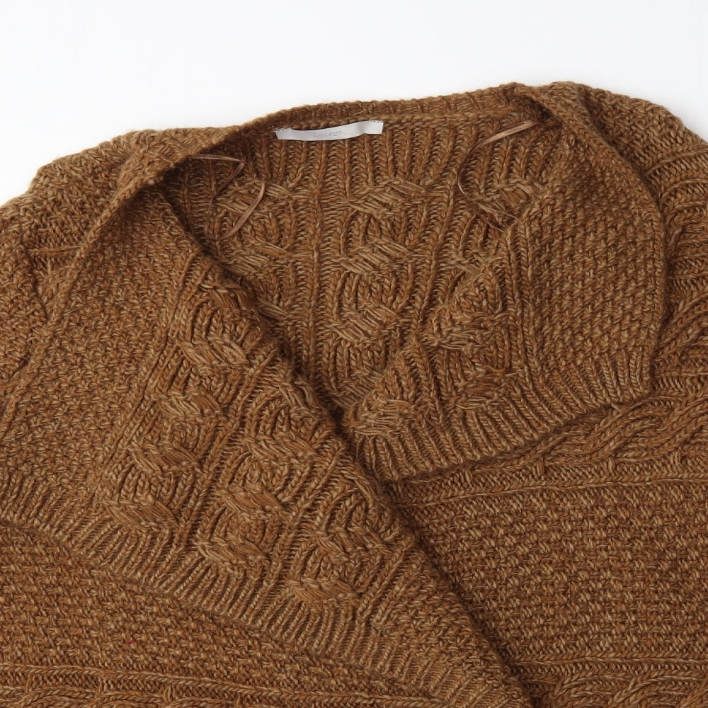 George Womens Brown   Cardigan Jumper Size L