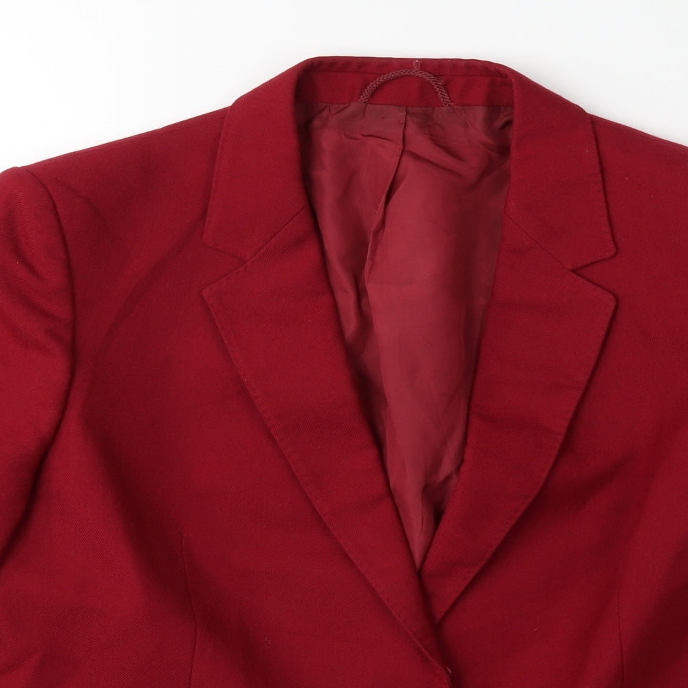 St michael Womens Red   Jacket Blazer Size 16