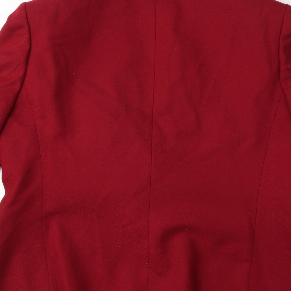 St michael Womens Red   Jacket Blazer Size 16