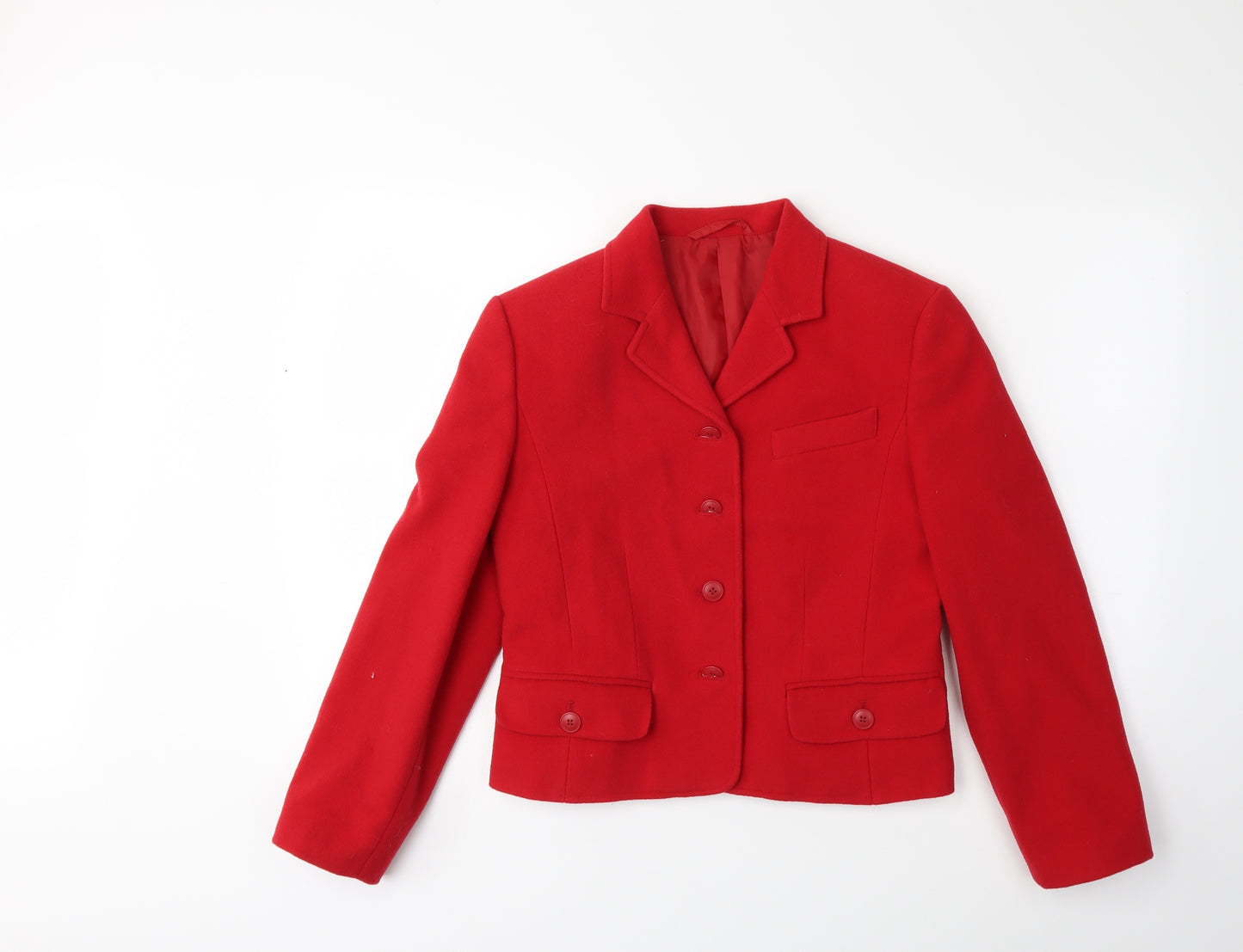 NEXT Womens Red   Jacket Coat Size 10