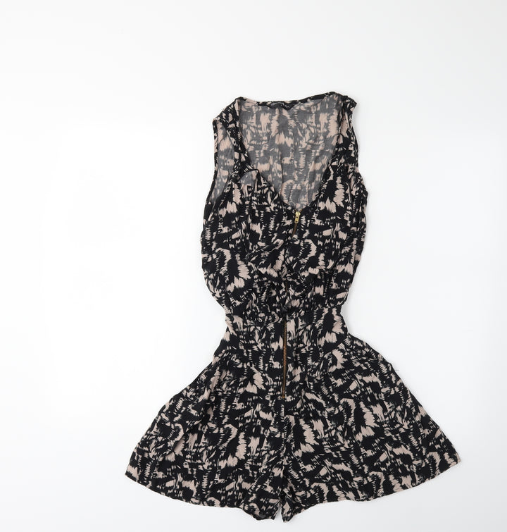 Miss Selfridge Womens Beige   Playsuit One-Piece Size 6