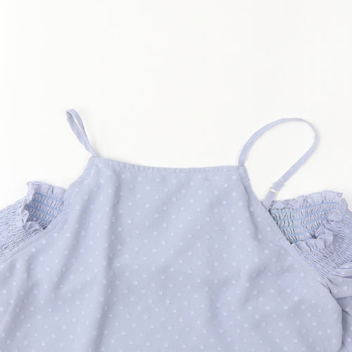 New Look Girls Grey   Basic Blouse Size 12 Years
