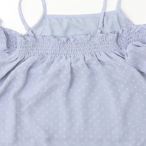 New Look Girls Grey   Basic Blouse Size 12 Years