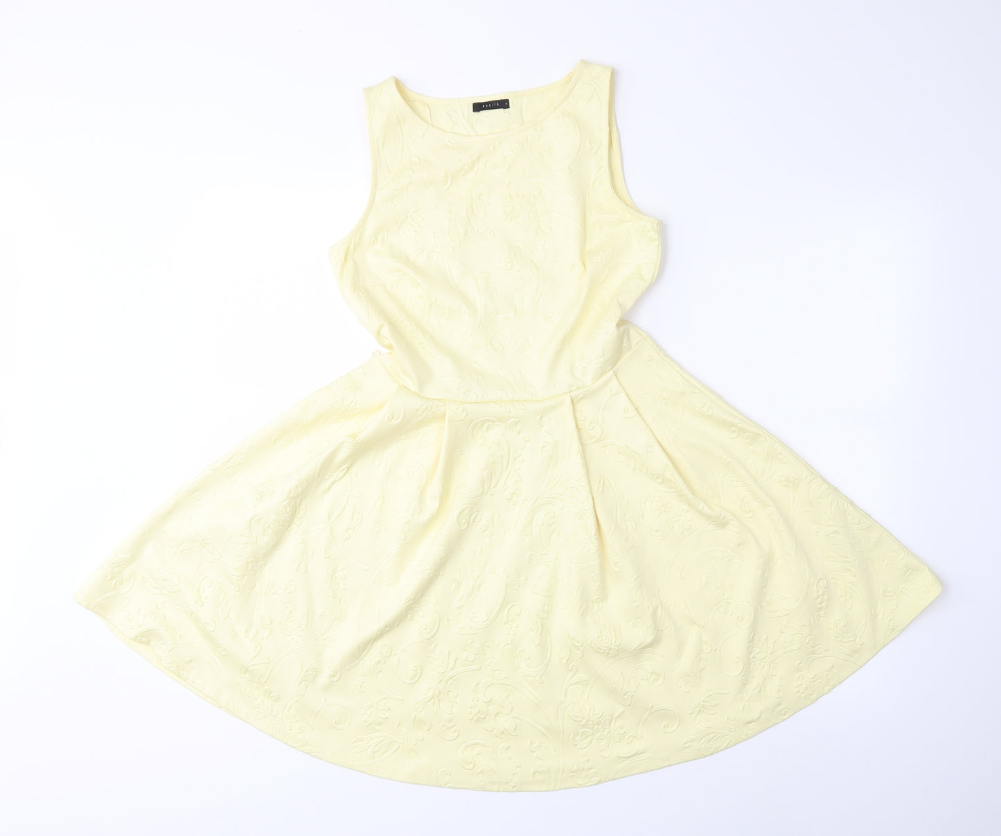 Mohito Womens Yellow   Fit & Flare  Size XS