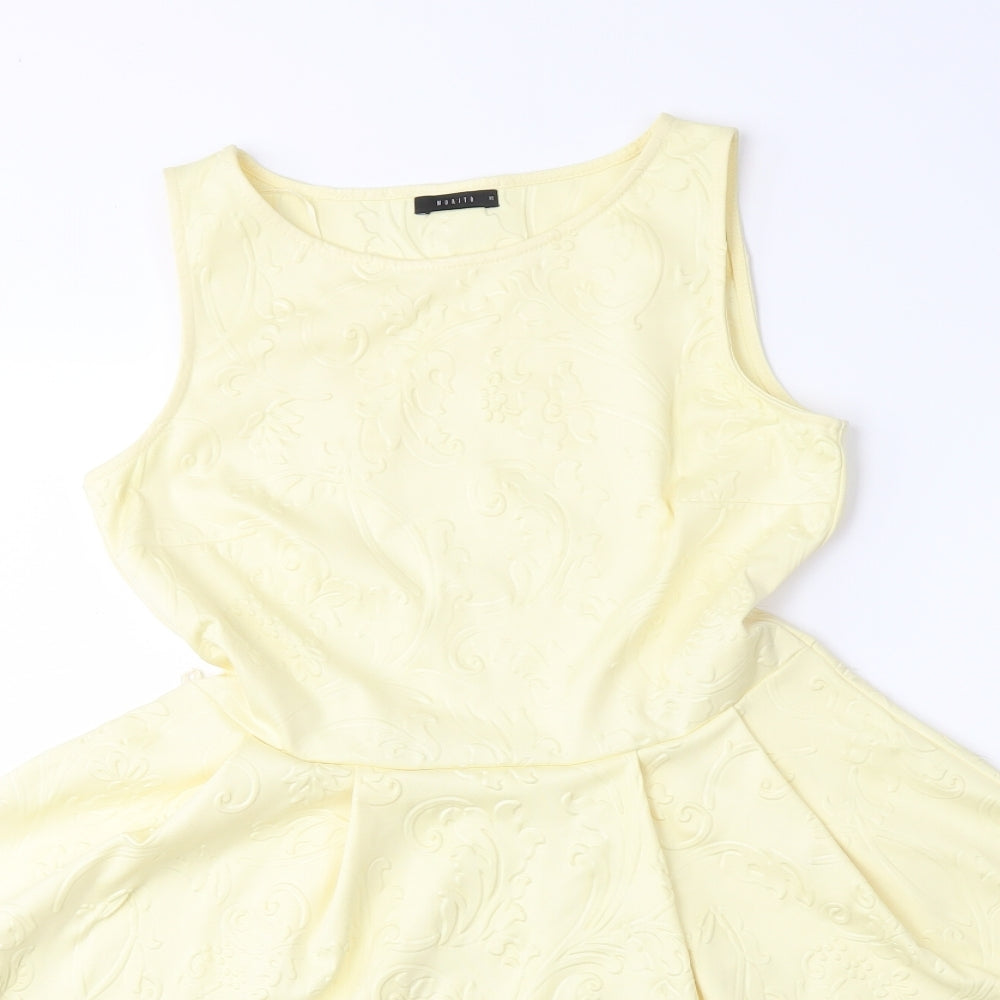 Mohito Womens Yellow   Fit & Flare  Size XS