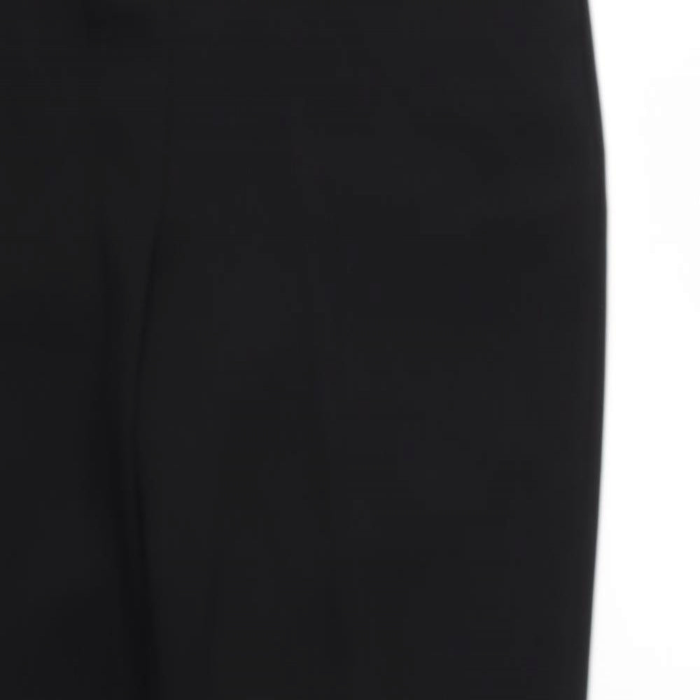 Peacocks Womens Black   Trousers  Size 12 L27 in